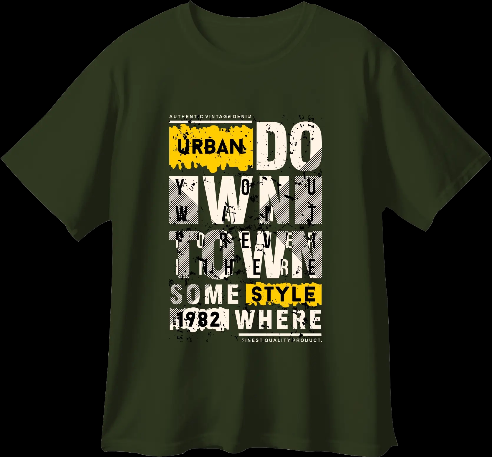Mockup shirt Urban 1982