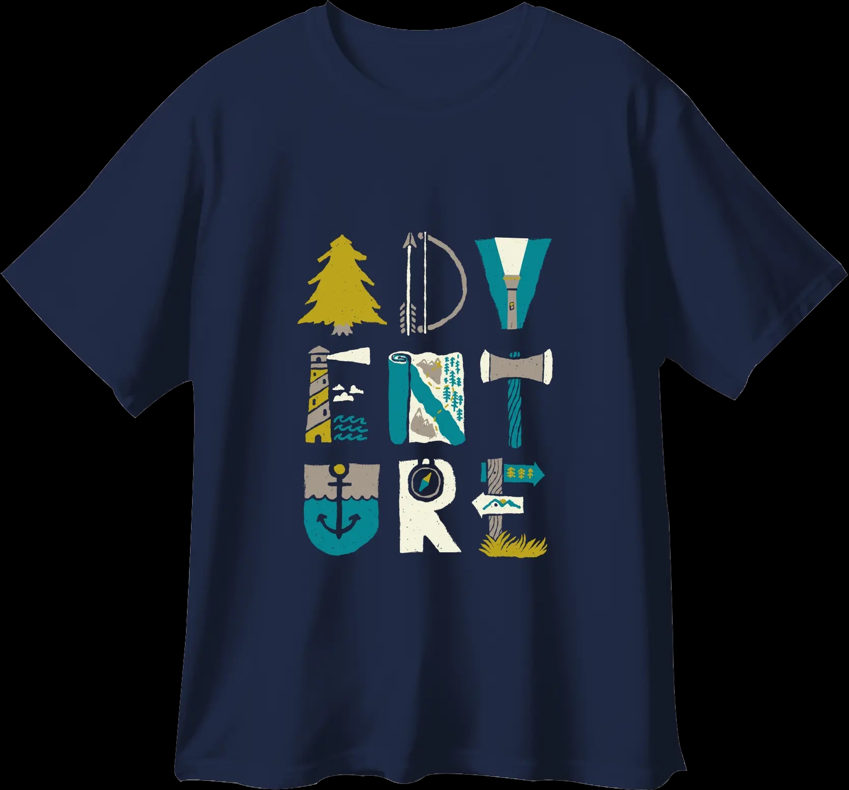 Mockup shirt Adventure
